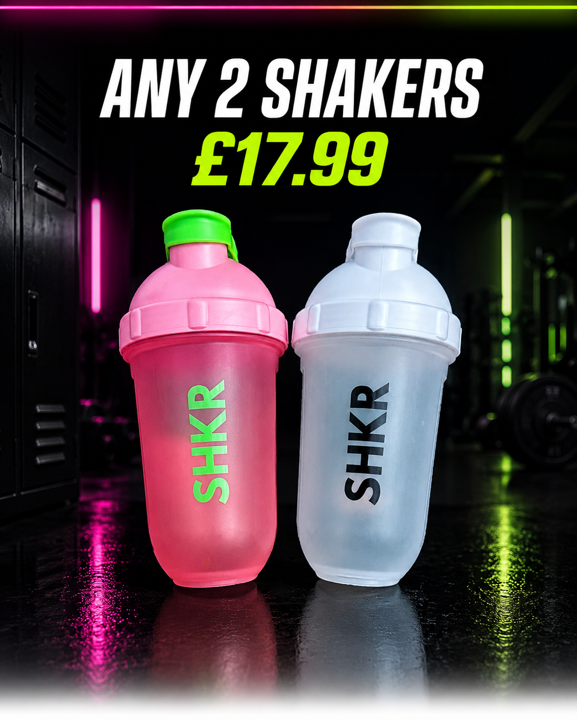Duo Deal! - Any Two Shakers for £17.99
